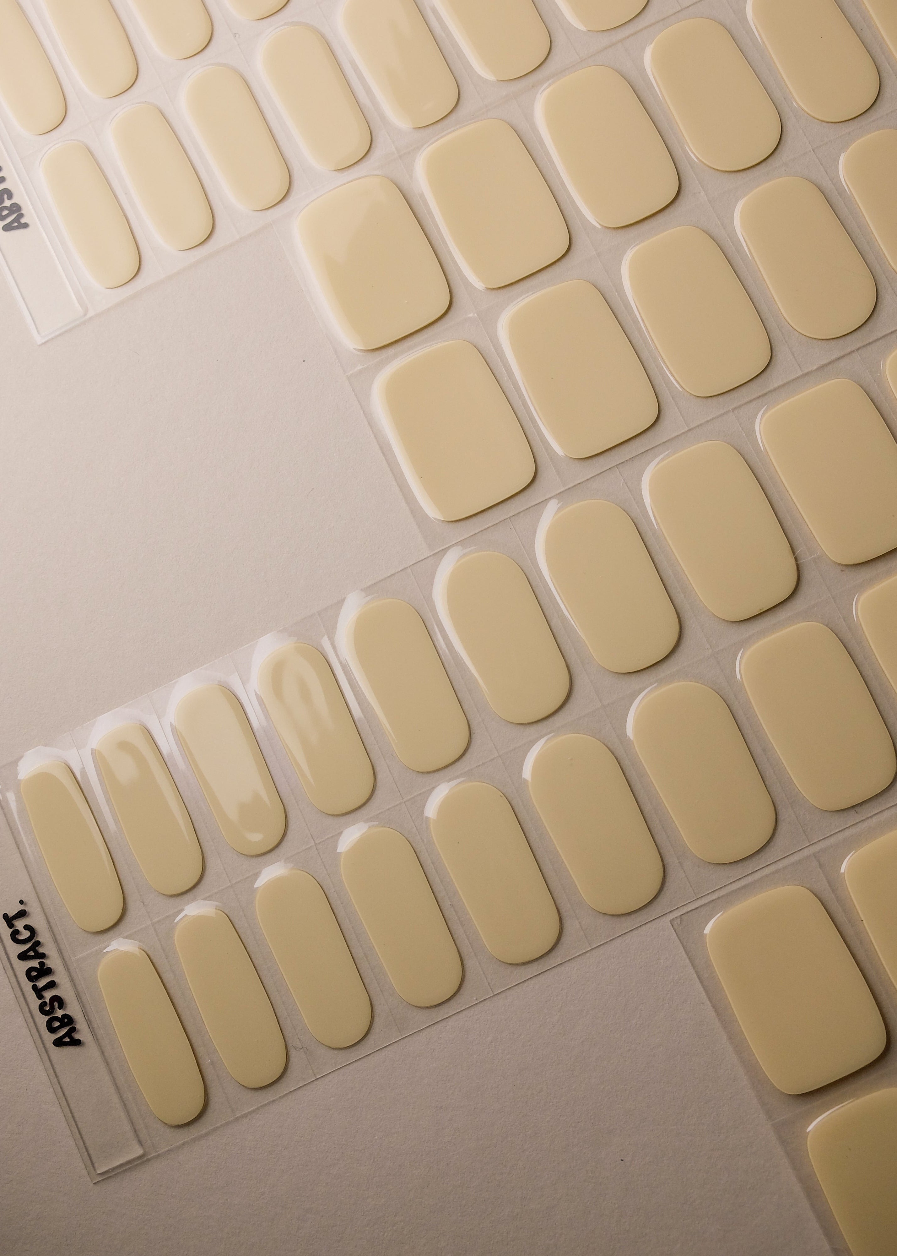 butter yellow gel nail sticker - Soleil, Soleil by ABSTRACT.