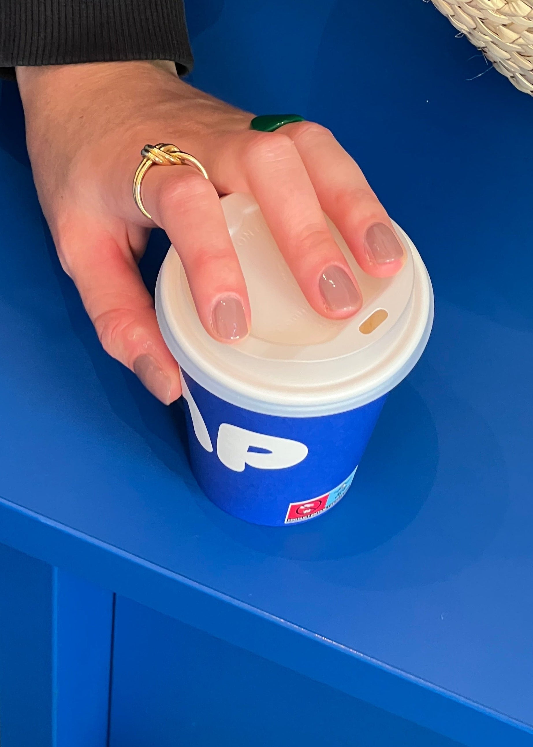 milky beige gel nail sticker - More Milk by ABSTRACT.