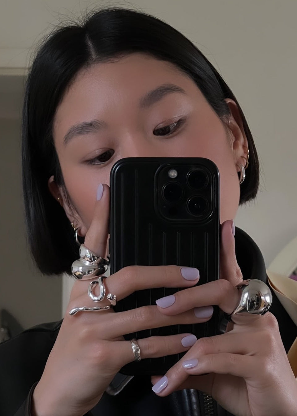 lilac gel nail sticker - Sugar High by ABSTRACT.