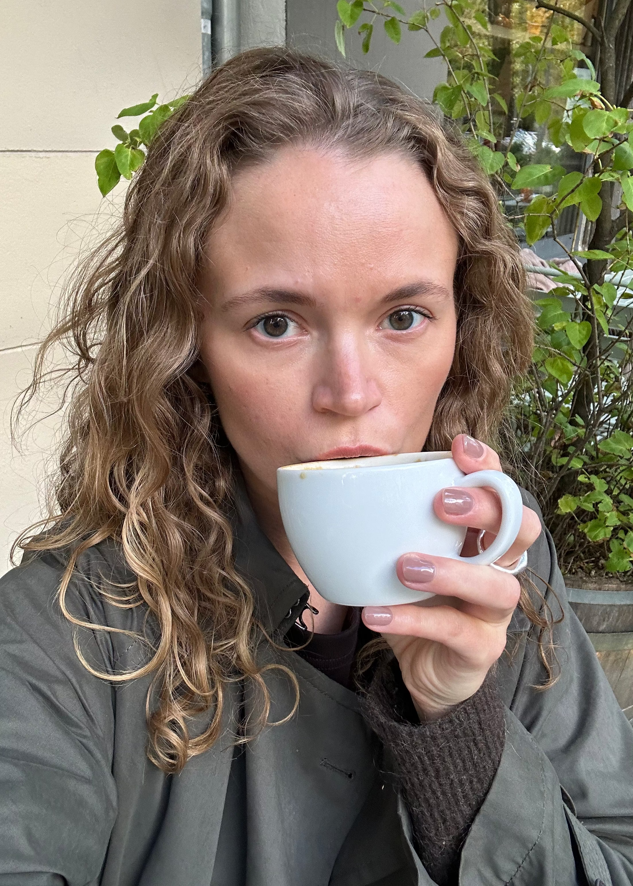 milky beige gel nail sticker - More Milk by ABSTRACT.