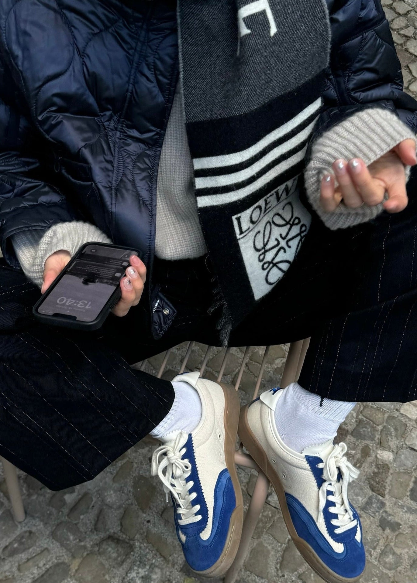 nude silver star gel nail sticker - Silver Surfer by ABSTRACT.